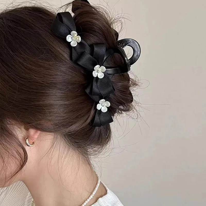 DAN DREAM Fabric Plastic Hair Clips Women's-2