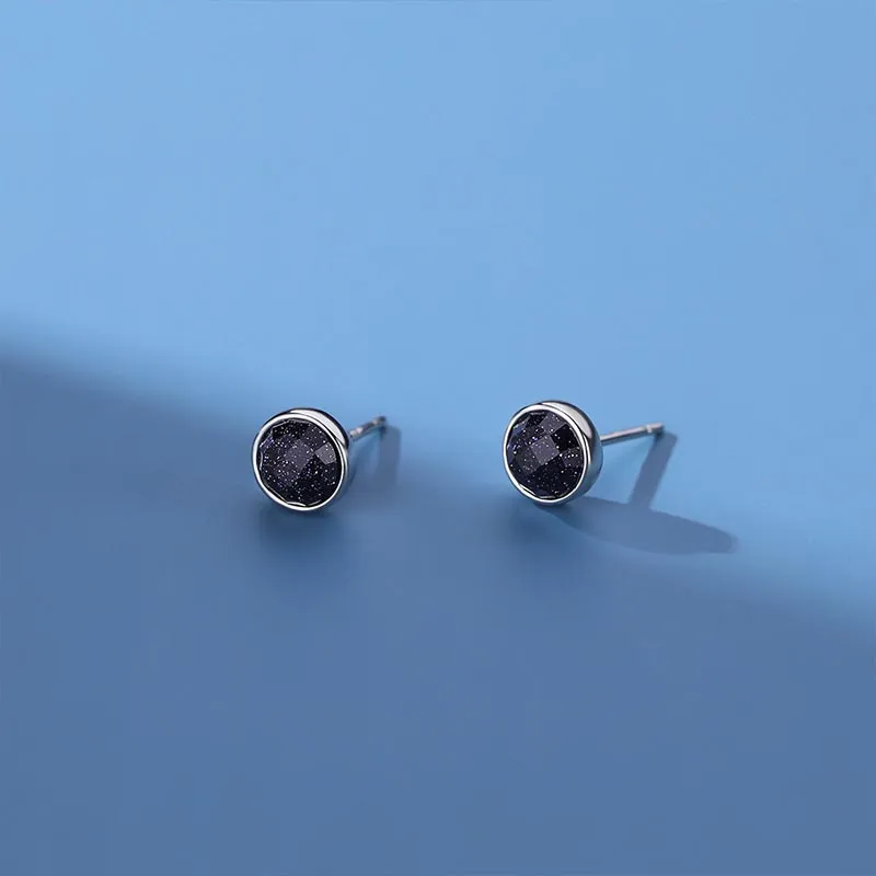 DAN DREAM S999 Fine Silver Stud Earrings Unisex-3