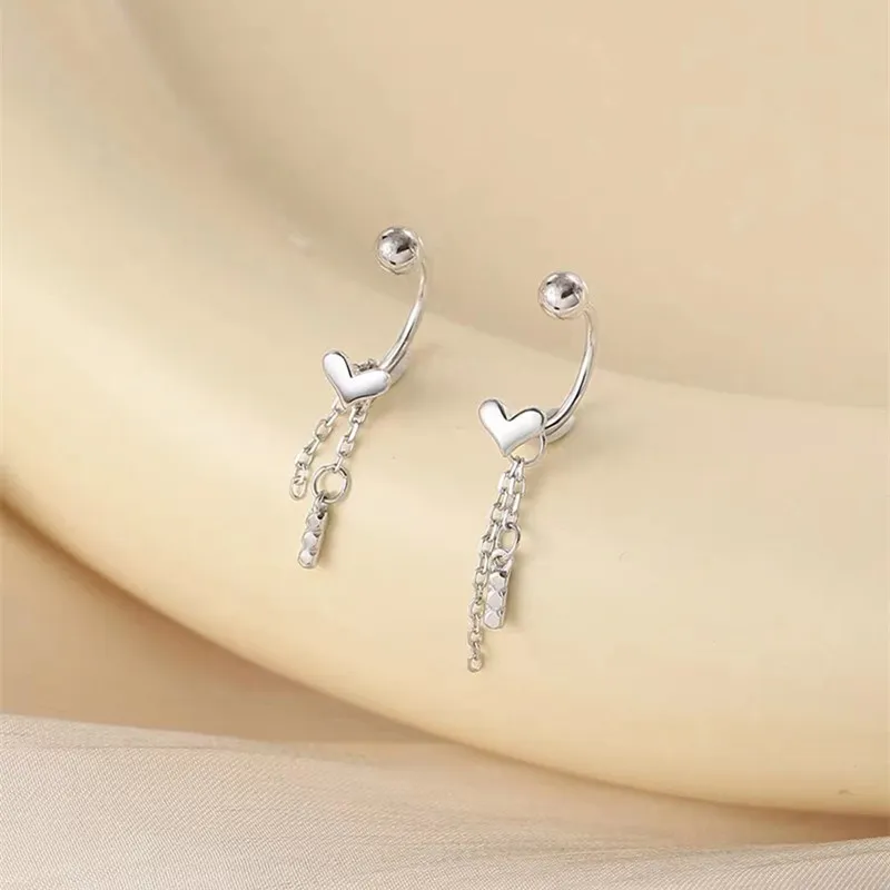 SHARK BABY S999 Fine Silver Earrings Women's-5