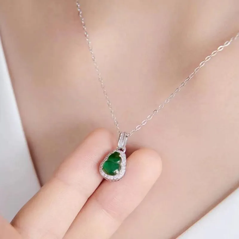 SHARK BABY Colored Glaze Collarbone Chain Necklace Women's-3