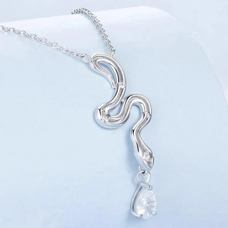 DAN DREAM S925 Silver Necklaces Women's-5