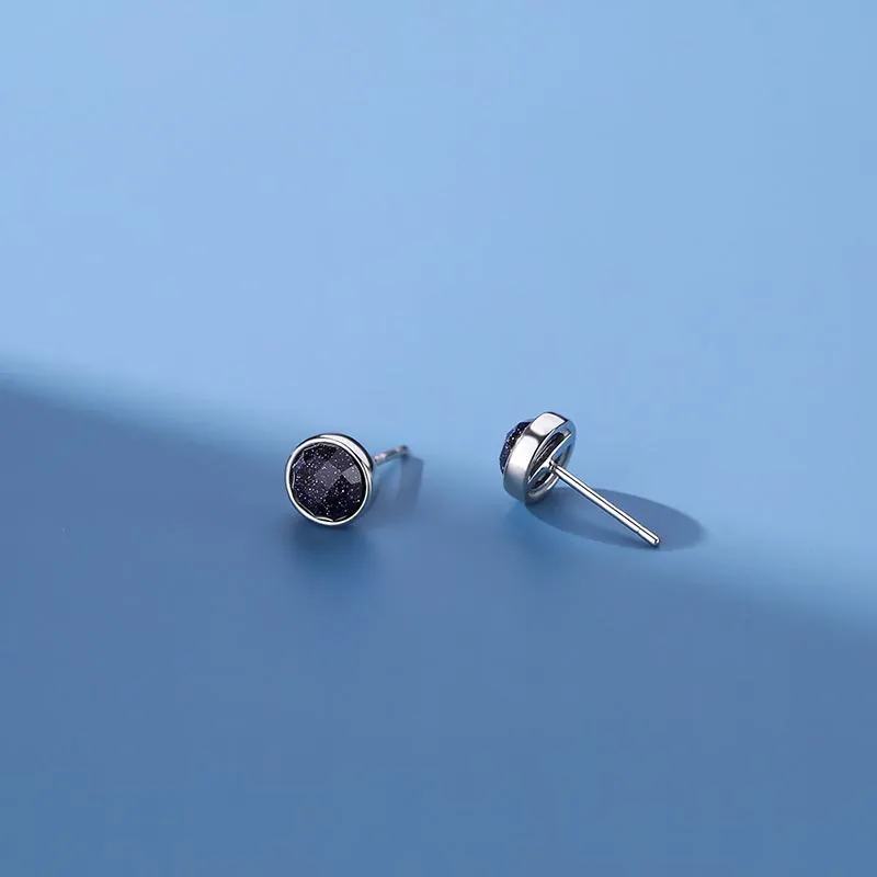 DAN DREAM S999 Fine Silver Stud Earrings Unisex-4
