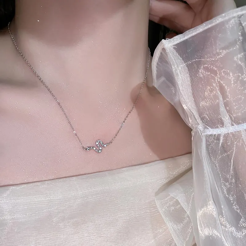 SHARK BABY S925 Silver Necklaces Unisex-1