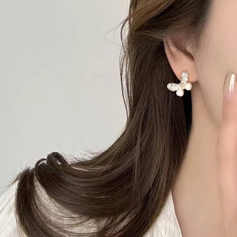 DAN DREAM Enamel Clip On Earrings Women's-3