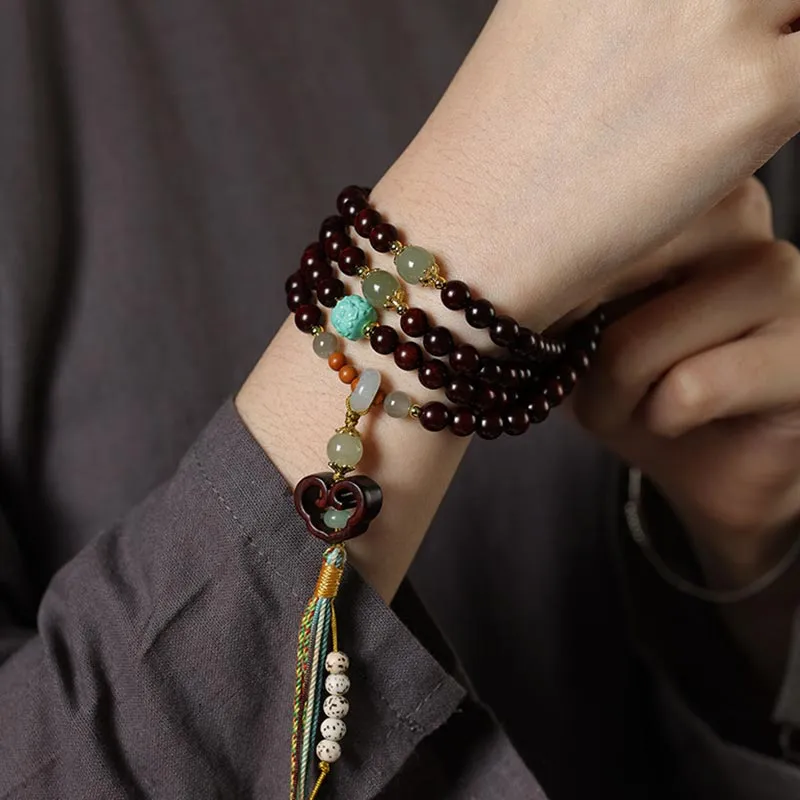 SHARK BABY Pterocarpus Wooden Bracelets Unisex-1