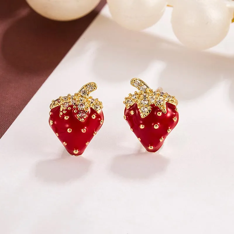SHARK BABY Glue Drip Stud Earrings Women's-4