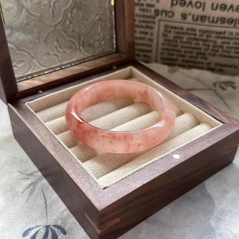DAN DREAM Golden Silk Jade Bangles Women's-4