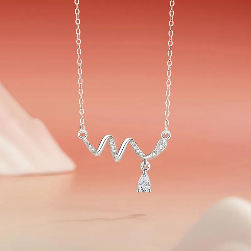 DAN DREAM S925 Silver Necklaces Women's-5