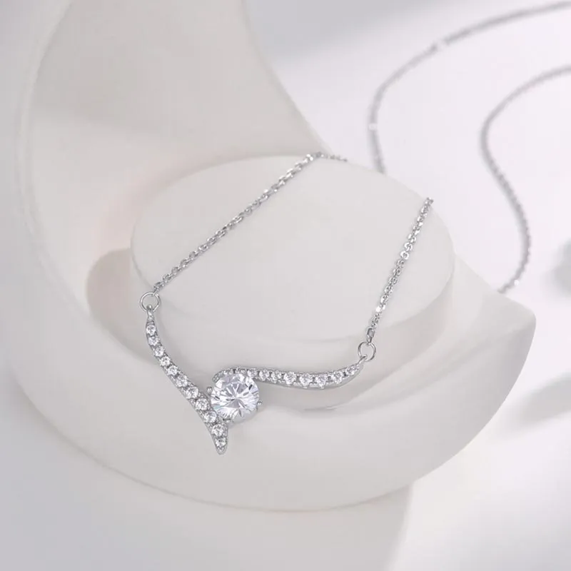 DAN DREAM S925 Silver Necklaces Women's-5