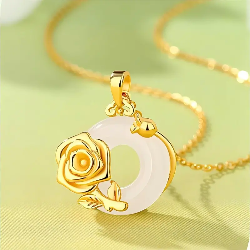 DAN DREAM Chalcedony Necklaces Women's-5
