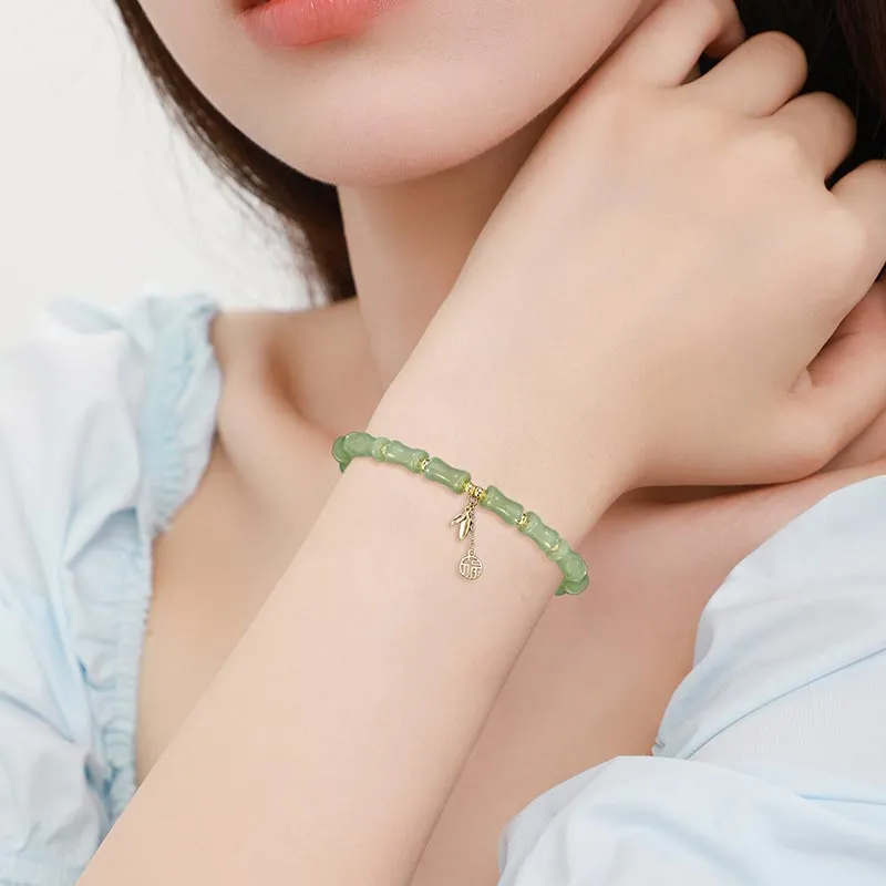 SHARK BABY Hetian Jade Bracelets Pale Greenish White Jade Women's-1