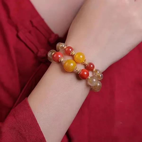 DAN DREAM Agate Jade Bracelets Women's-1