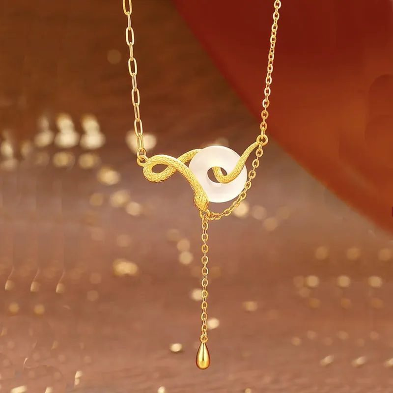 SHARK BABY Colored Glaze Necklaces Unisex-3