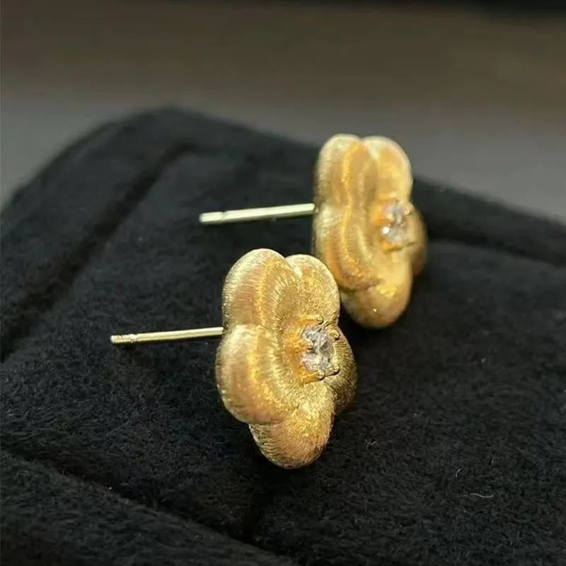 DAN DREAM Alloy Stud Earrings Women's-9