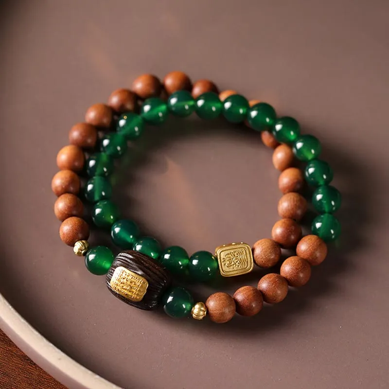 SHARK BABY Sandalwood Wooden Bracelets Unisex-4