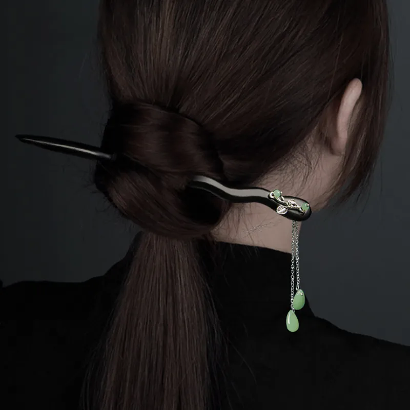 DAN DREAM Wooden Hairpins Women's-4