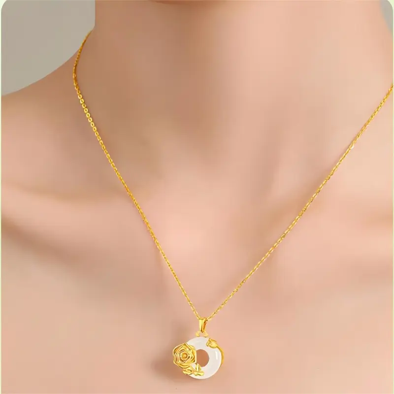 DAN DREAM Chalcedony Necklaces Women's-1