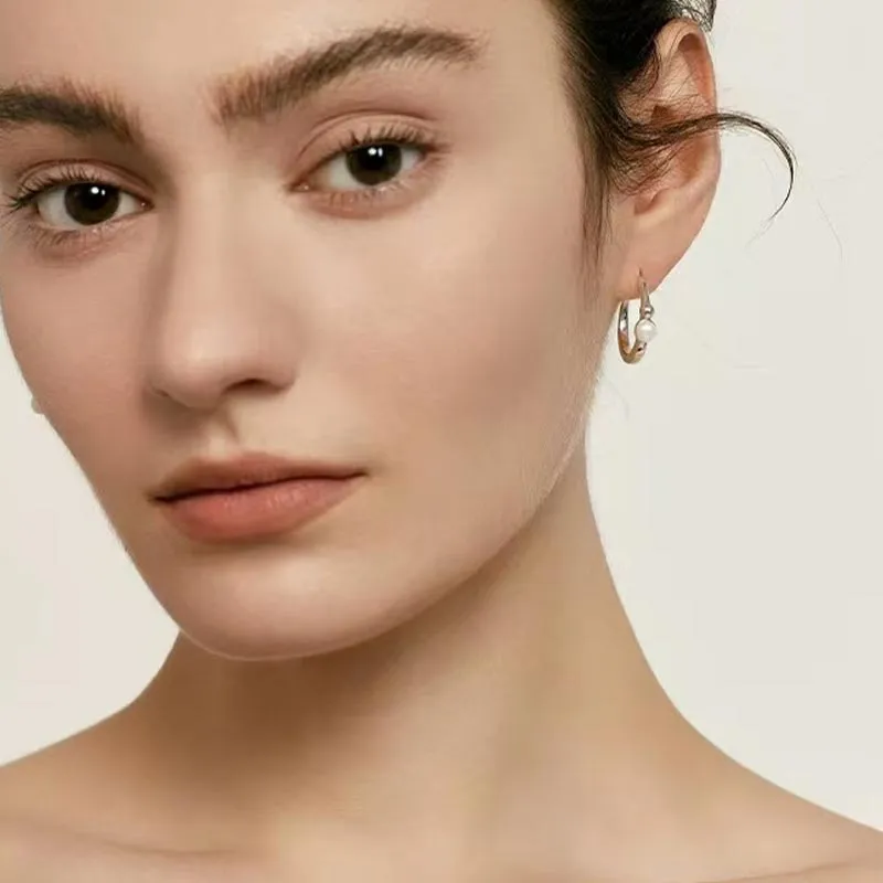 DAN DREAM Freshwater Pearl Earrings Women's-10