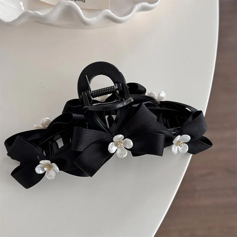 DAN DREAM Fabric Plastic Hair Clips Women's-6