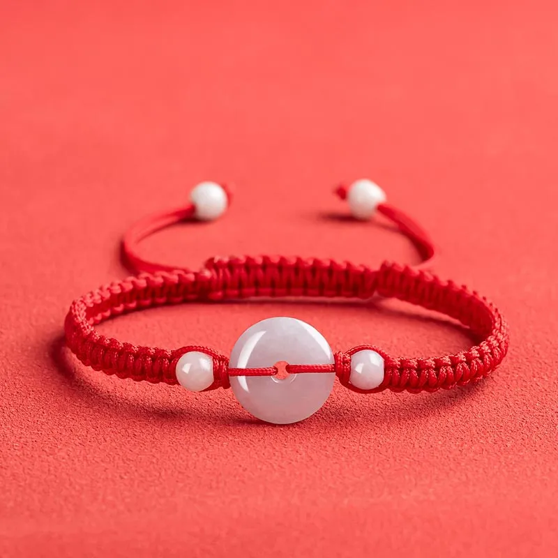 SHARK BABY Glass Type Jade Bracelets Women's-4