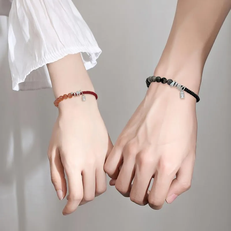 SHARK BABY Strawberry Quartz Bracelets Unisex-1