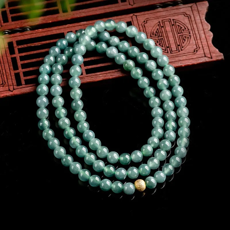 SHARK BABY Glutinous Jade Collarbone Chain Necklace Unisex-6