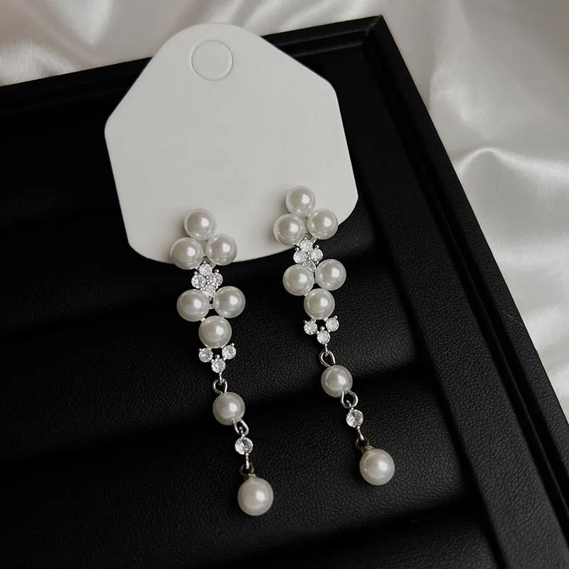 DAN DREAM S925 Silver Stud Earrings Women's-6