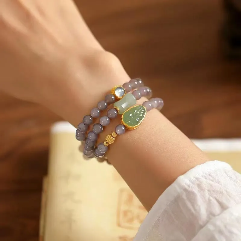 SHARK BABY Colored Glaze Bracelets Women's-2