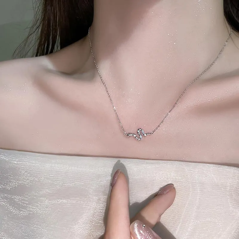 SHARK BABY S925 Silver Necklaces Unisex-3
