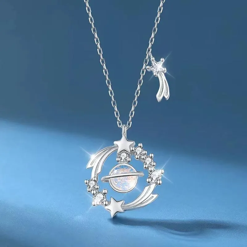 SHARK BABY S925 Silver Necklaces Women's-4