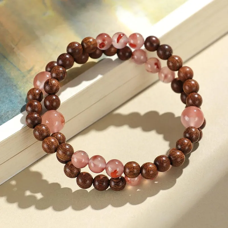SHARK BABY Golden Sandalwood Bracelets Women's-7