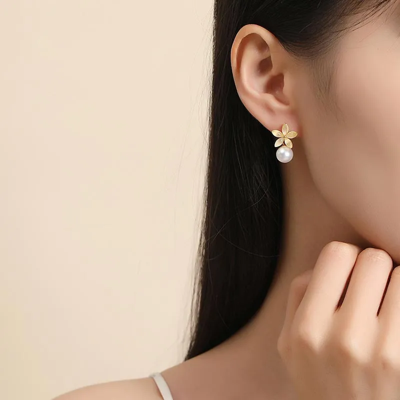 DAN DREAM S925 Silver Earrings Women's-1