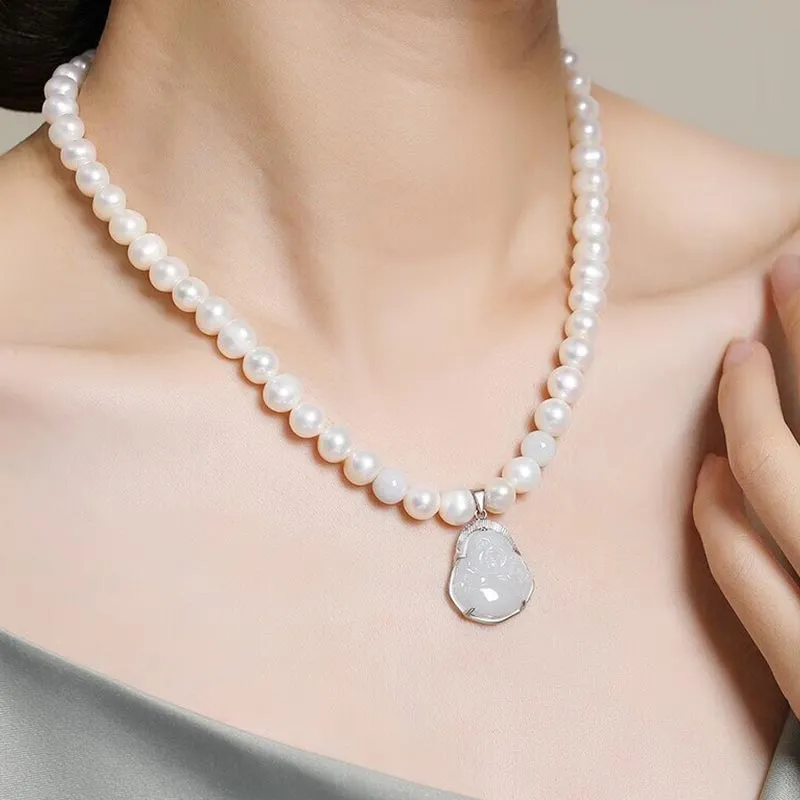 SHARK BABY S925 Silver Necklaces Women's-2