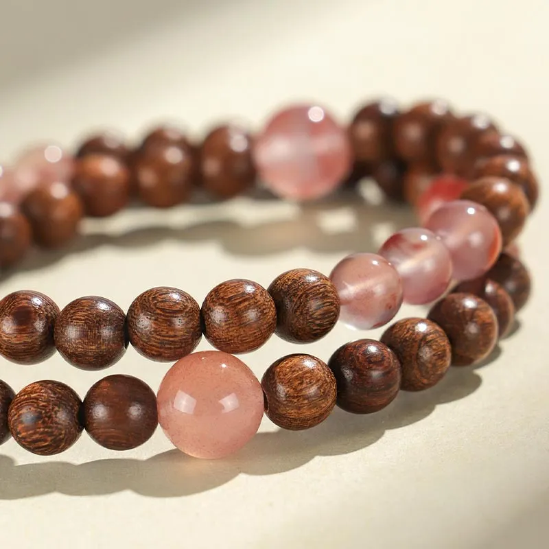 SHARK BABY Golden Sandalwood Bracelets Women's-3