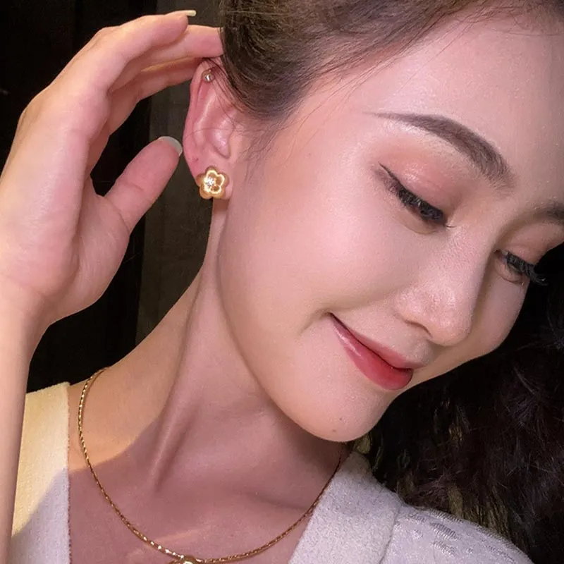 DAN DREAM Alloy Stud Earrings Women's-1
