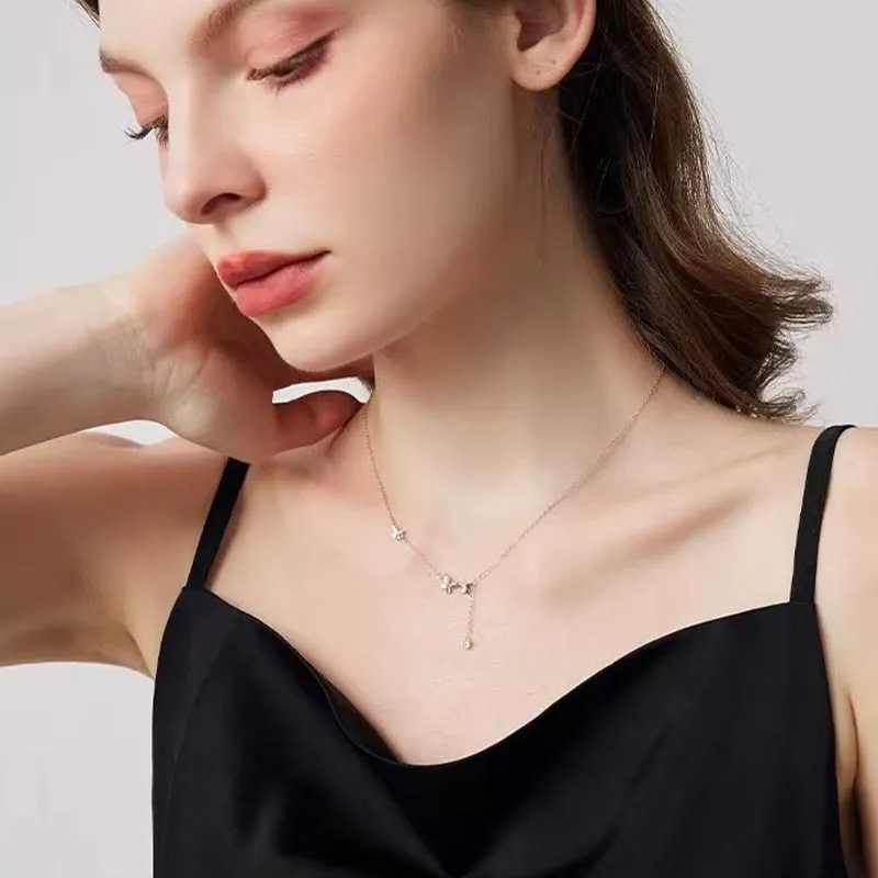 SHARK BABY S999 Fine Silver Necklaces Women's-3