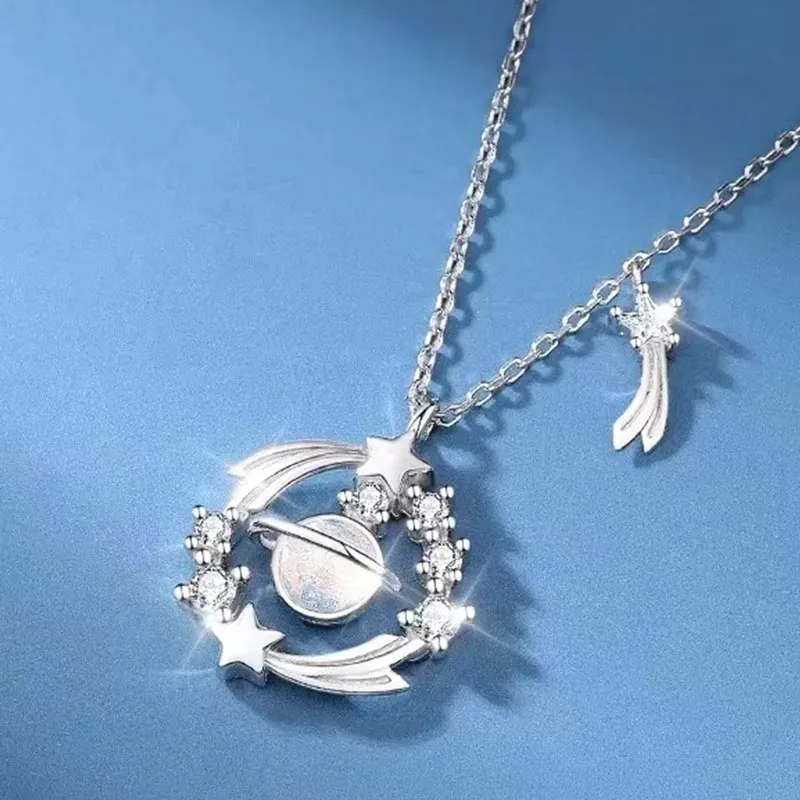 SHARK BABY S925 Silver Necklaces Women's-5