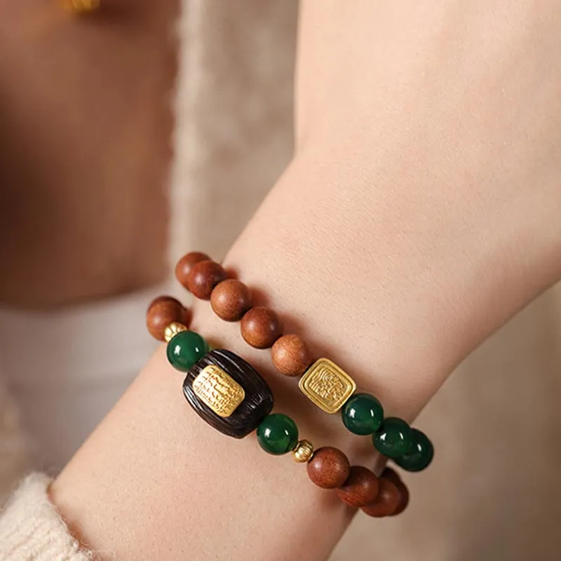 SHARK BABY Sandalwood Wooden Bracelets Unisex-1