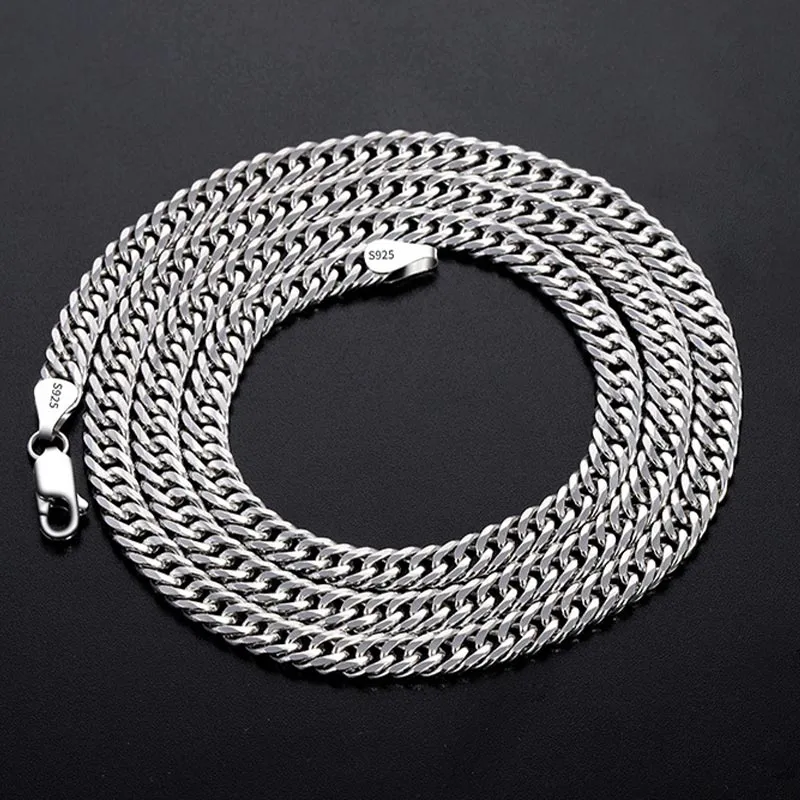 SHARK BABY S925 Silver Necklaces Unisex-4