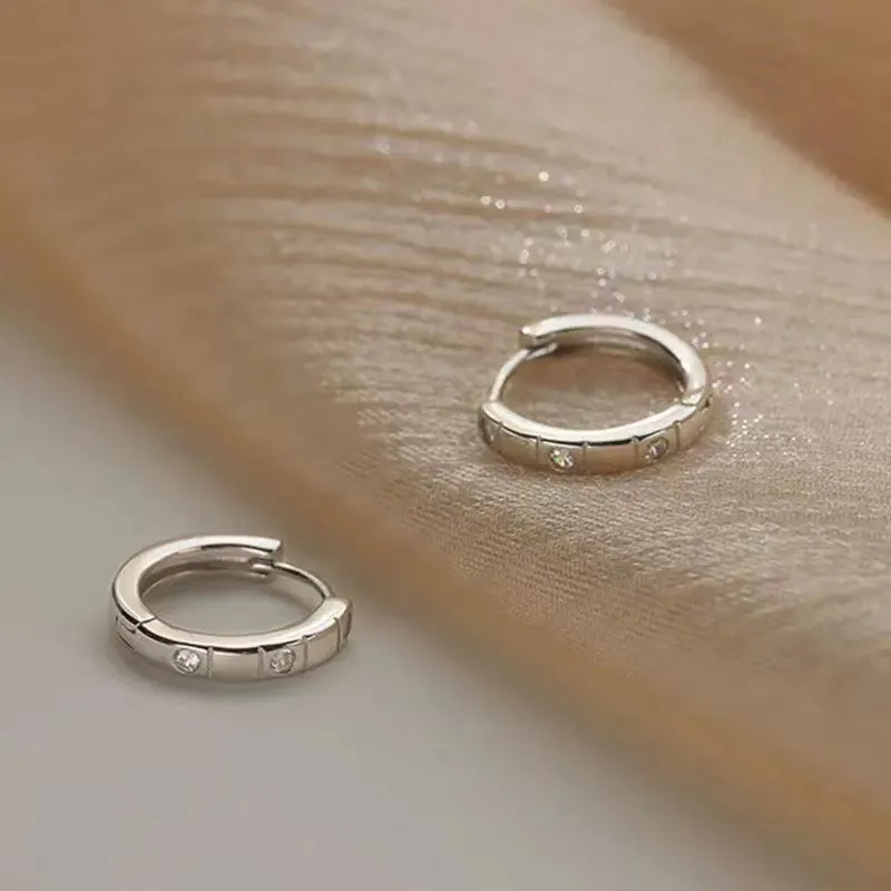 DAN DREAM S999 Fine Silver Earrings Unisex-4
