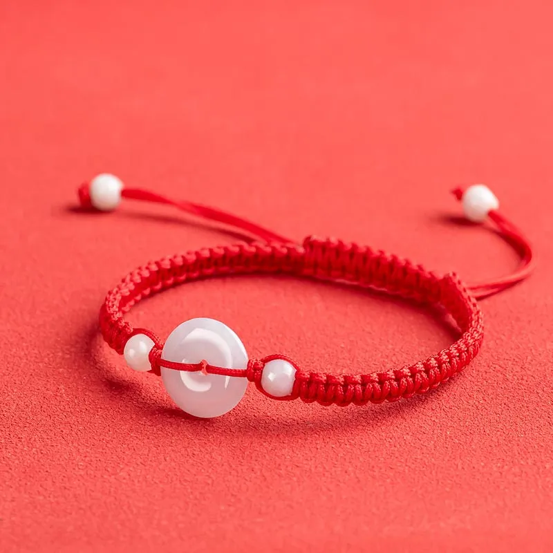 SHARK BABY Glass Type Jade Bracelets Women's-3