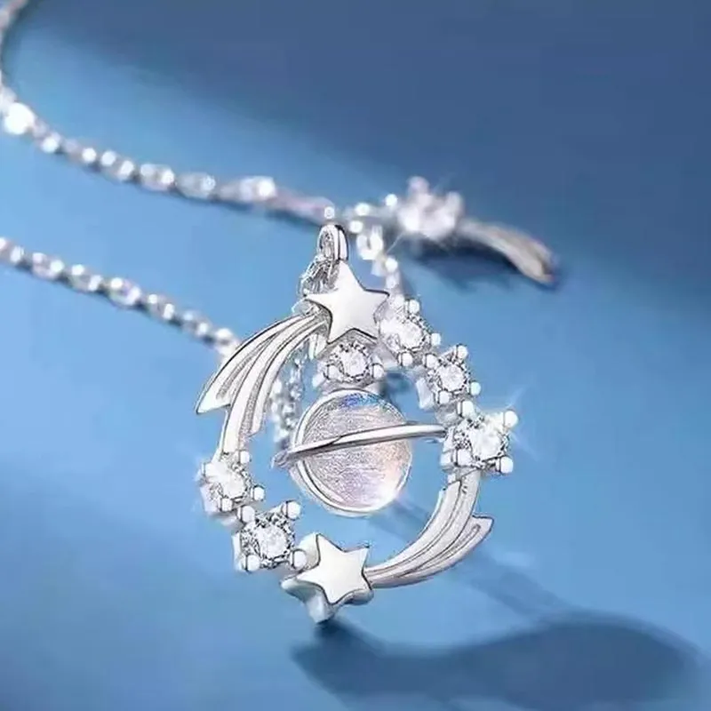 SHARK BABY S925 Silver Necklaces Women's-3
