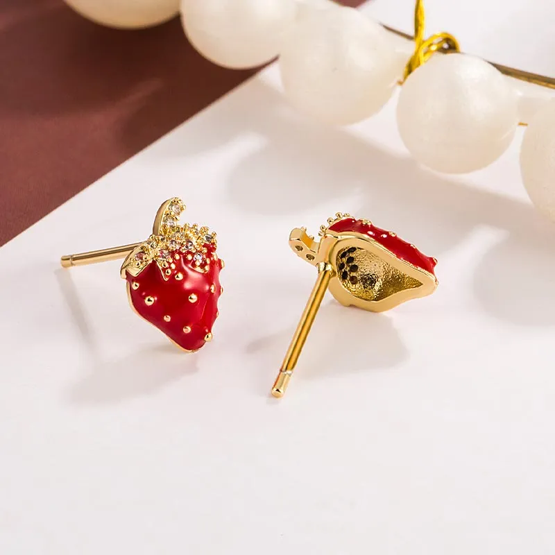 SHARK BABY Glue Drip Stud Earrings Women's-5