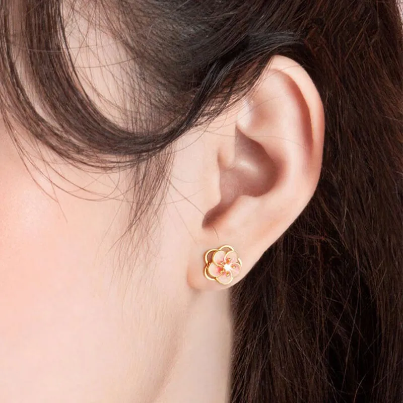 SHARK BABY S925 Silver Stud Earrings Women's-24
