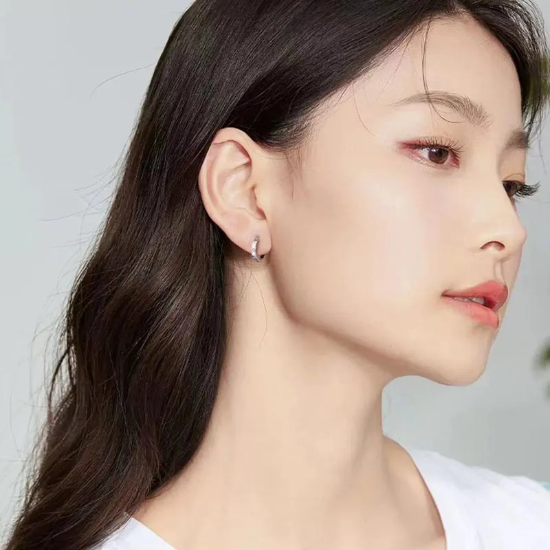 DAN DREAM S999 Fine Silver Earrings Unisex-3