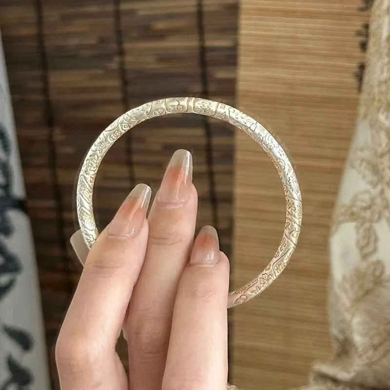 SHARK BABY S999 Fine Silver Bangles Unisex-3
