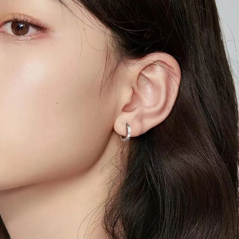 DAN DREAM S999 Fine Silver Earrings Unisex-1