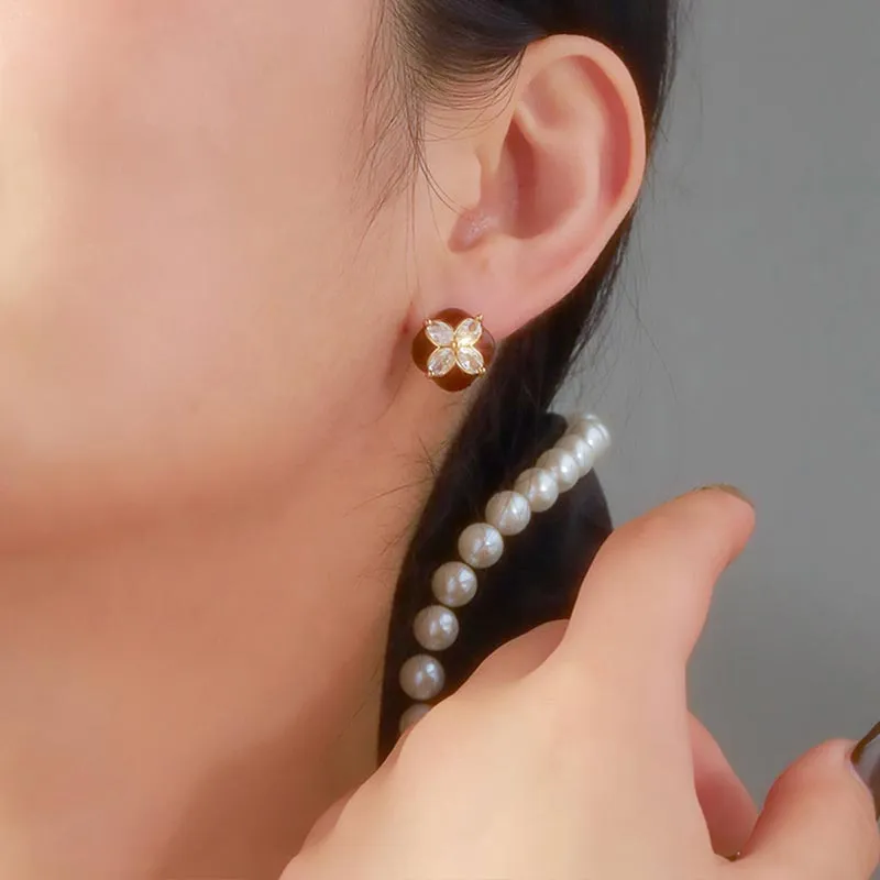 SHARK BABY Oil Drip Earrings Women's-1