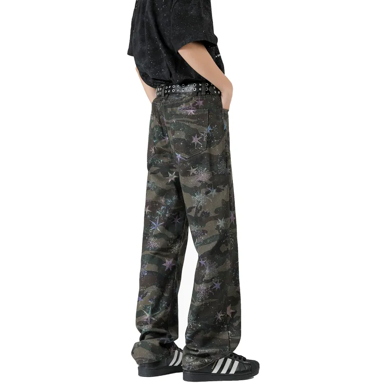 SPONGEBOB SQUAREPANTS Jeans Unisex Camouflage-1