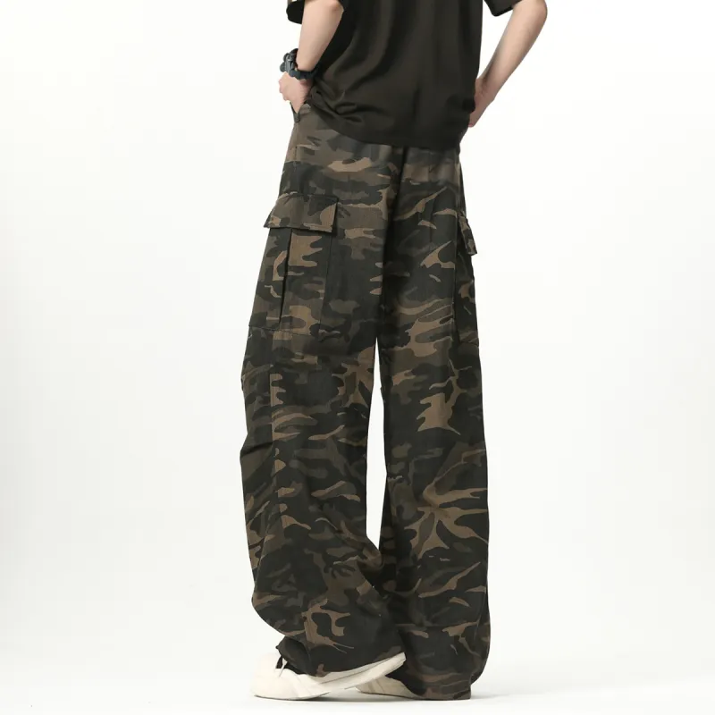 SPONGEBOB SQUAREPANTS Casual Pants Unisex Camouflage-1